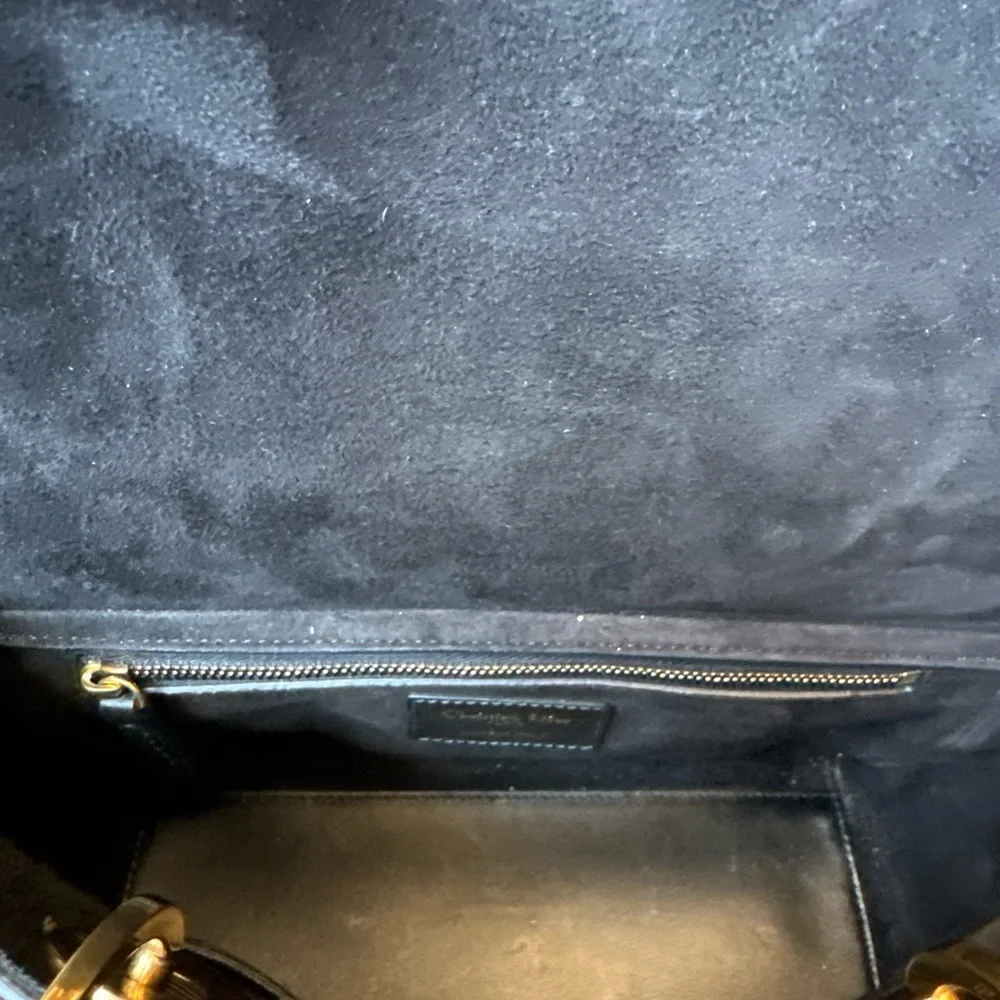 Lady Dior Black with Gold Studs Cannage Bag. Like new. Only used a few times. - Picture 8 of 14